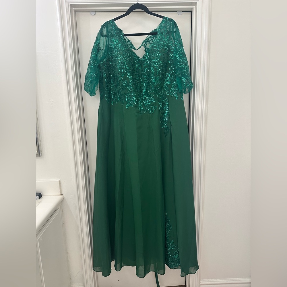 Forest Green formal gown